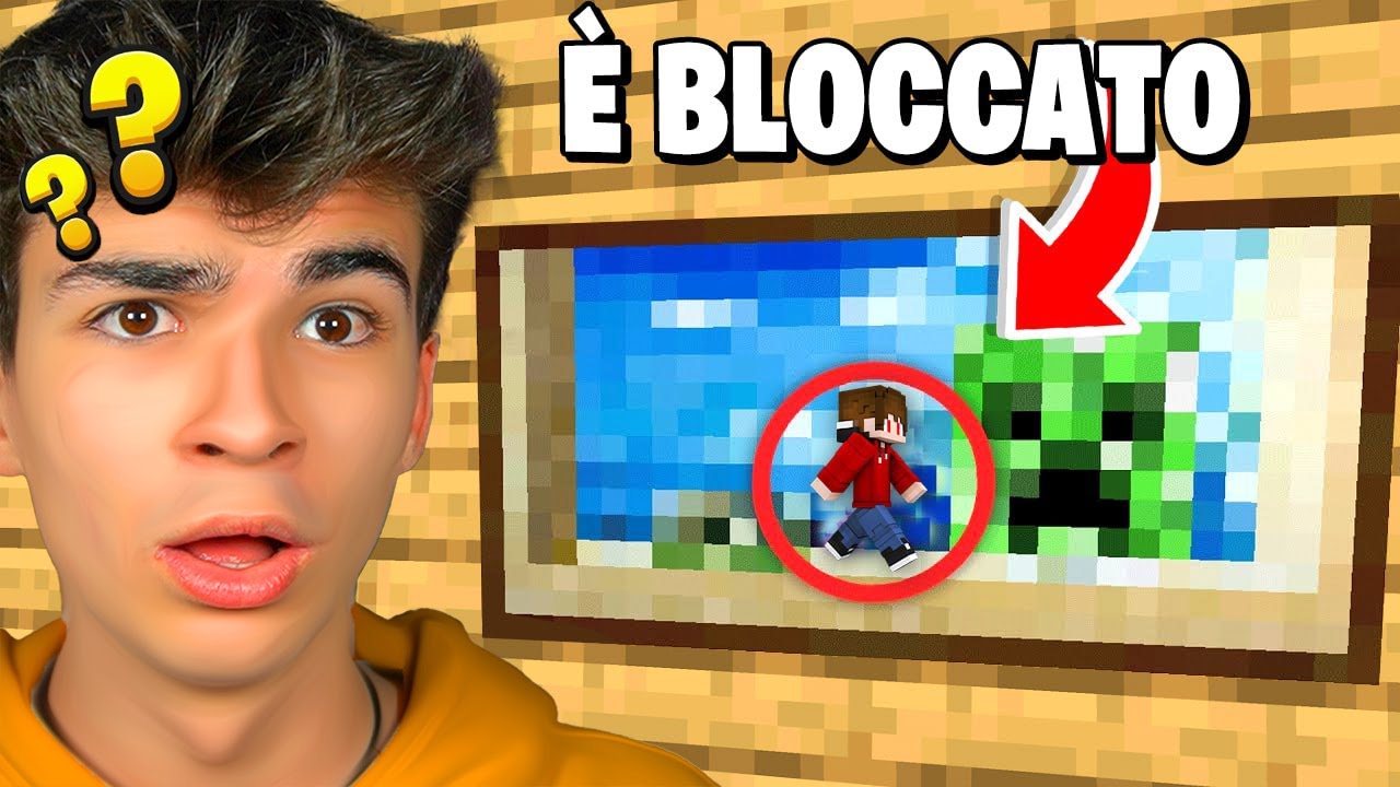 Ho TROLLATO il MIO AMICO INTRAPPOLANDOLO in un QUADRO in Minecraft...