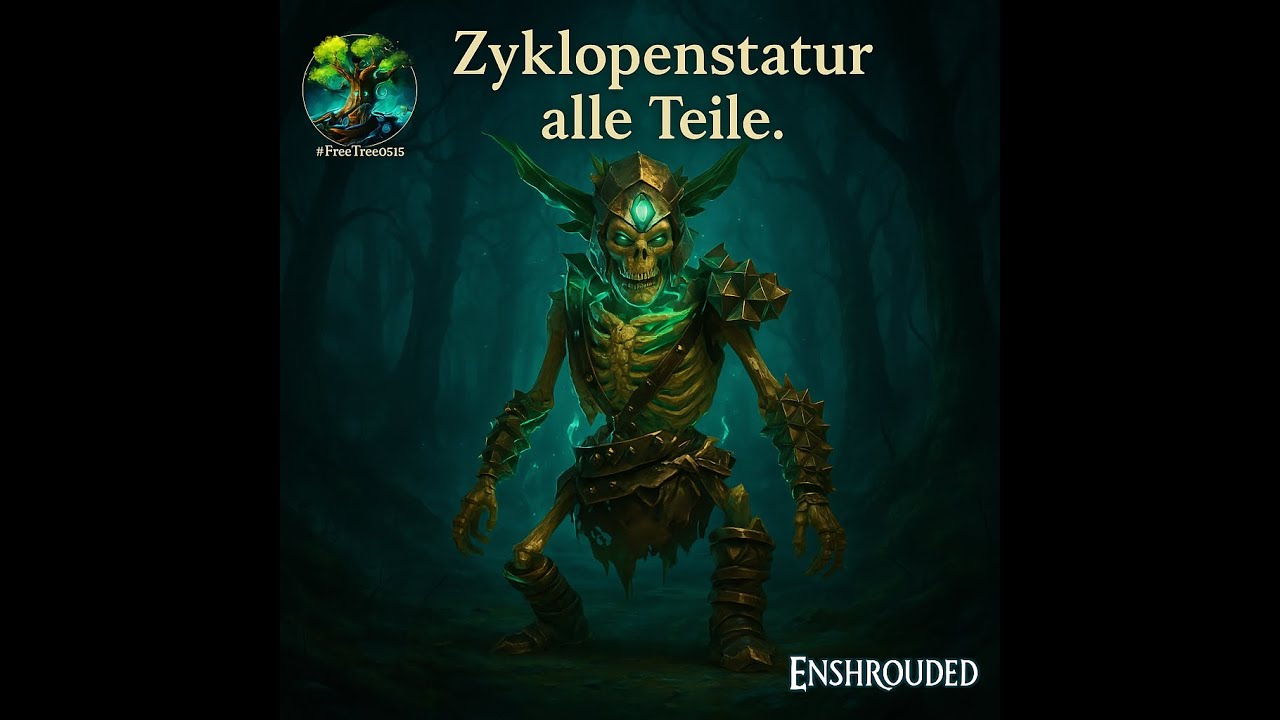 Zyklopenstatue – Alle Teile finden & aufbauen! | All Skeleton Cyclops Parts Enshrouded Guide & Tipps