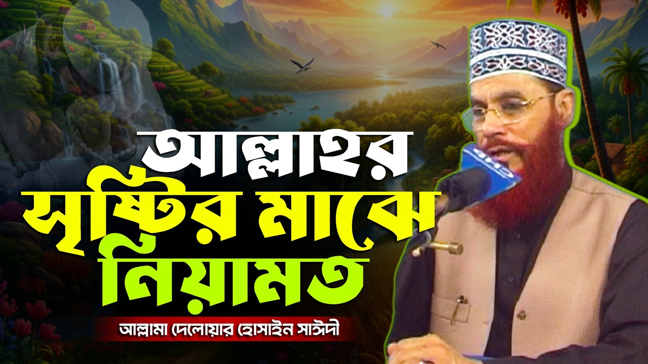 যারা জীবনে খুব বিপদে আছেন তারা অবশ্যই ওয়াজটি শুনুন Allama Delwar Hossain Saeedi