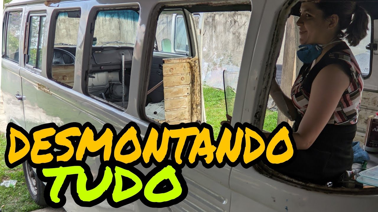 #EPISODIO 5 - COMO TIRAMOS OS VIDROS DA KOMBI!  #MOTORHOME #KOMBIHOME #CONSTRUIRMOTORHOME