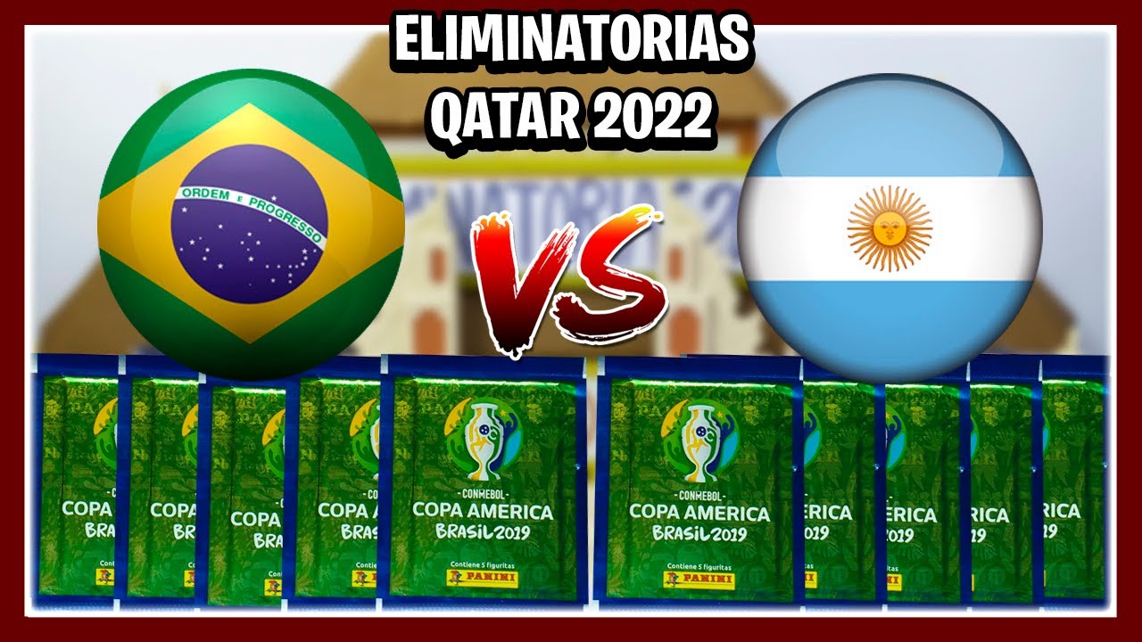 BRASIL vs ARGENTINA - Simulación Eliminatorias QATAR 2022 (Copa America 2019 Panini)