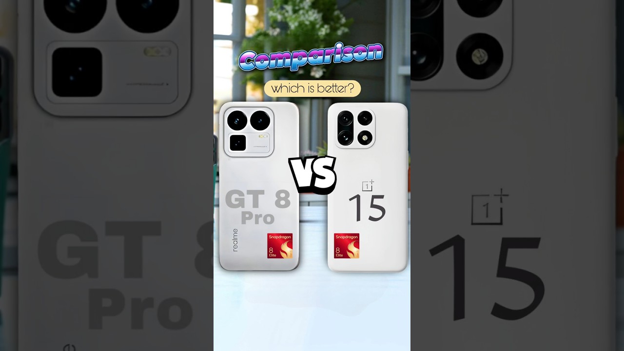 realme gt 8 pro vs oneplus 15 #smartphone #tech