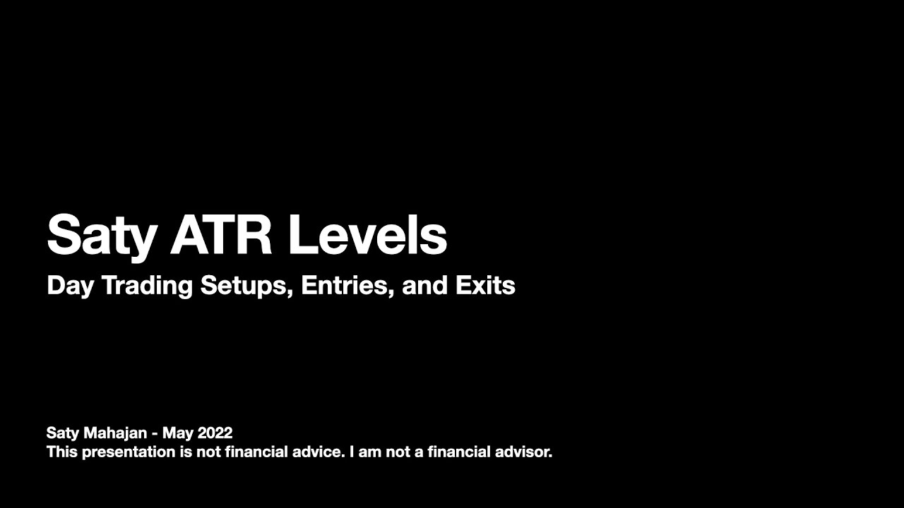 Day Trading with Saty ATR Levels and Ripster EMA Clouds including Setups, Entries, and Exits