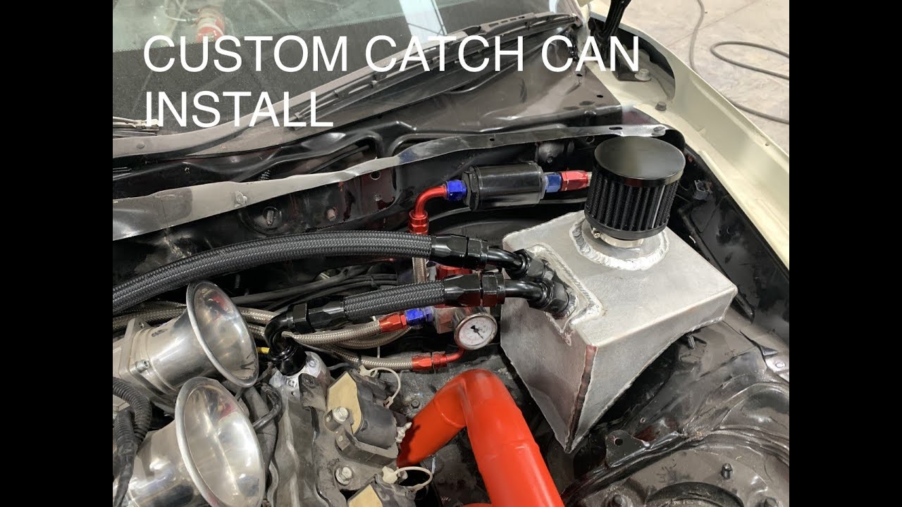 fabricating a custom catch can for my LS rx8 drift car build