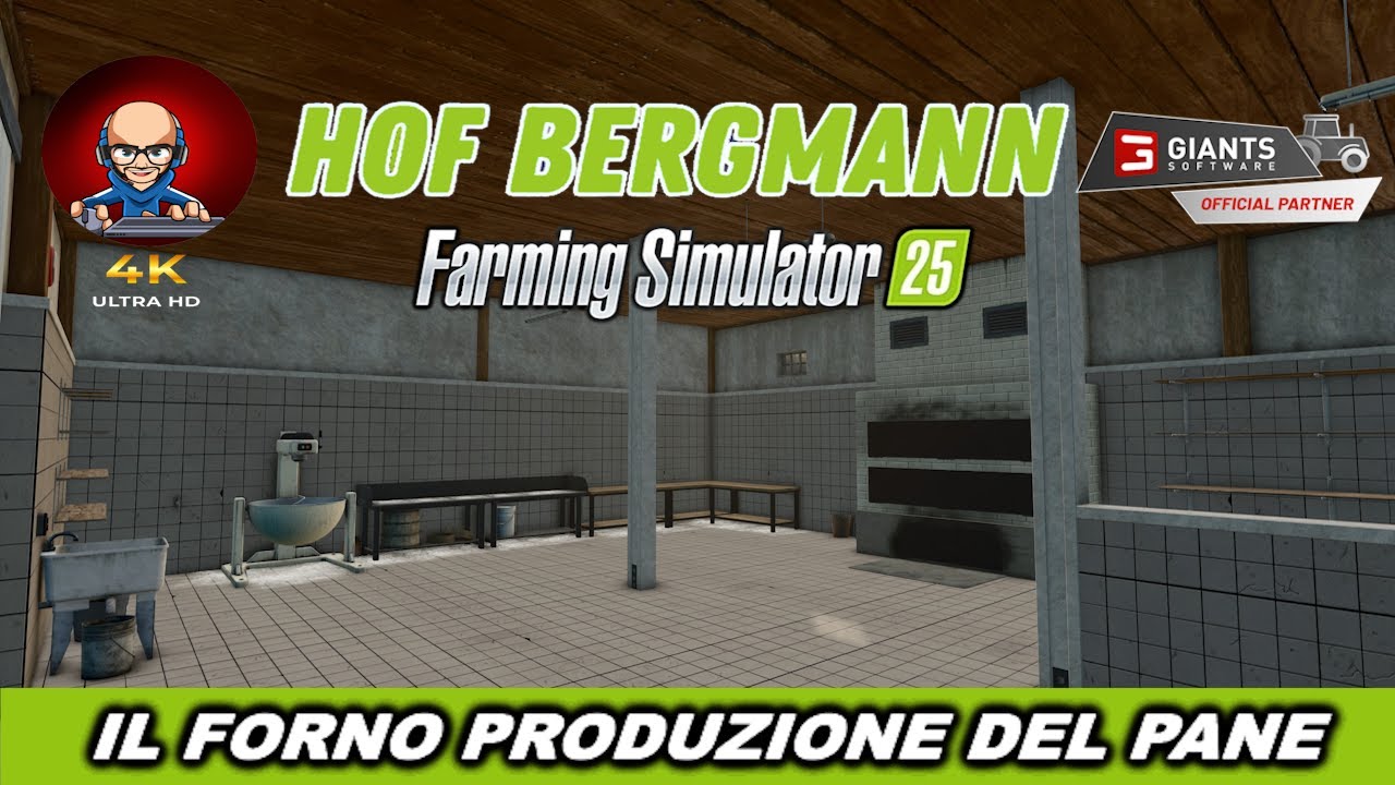 FS25 HOF BERGMANN 1.3 IL FORNO PRODUZIONE DEL PANE #fs25 #farmingsimulator25