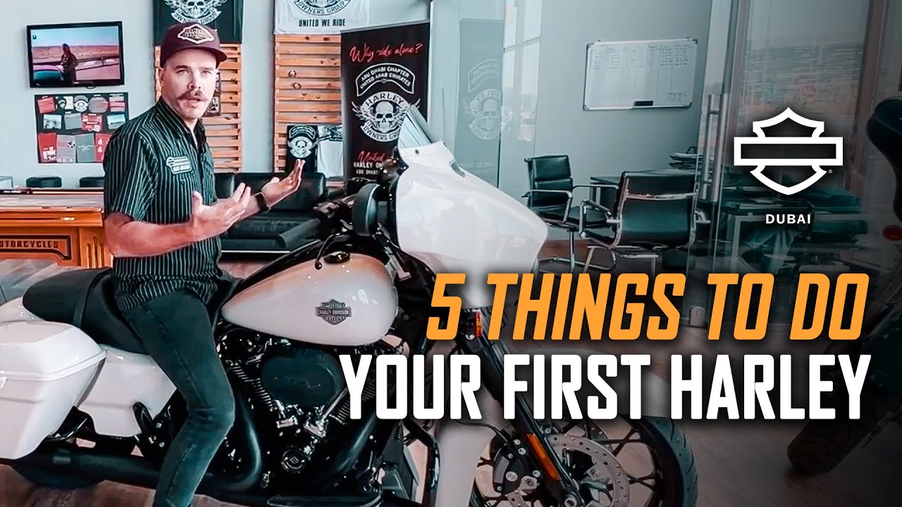 5 Things to do when you buy your FIRST BIKE | Harley-Davidson Dubai