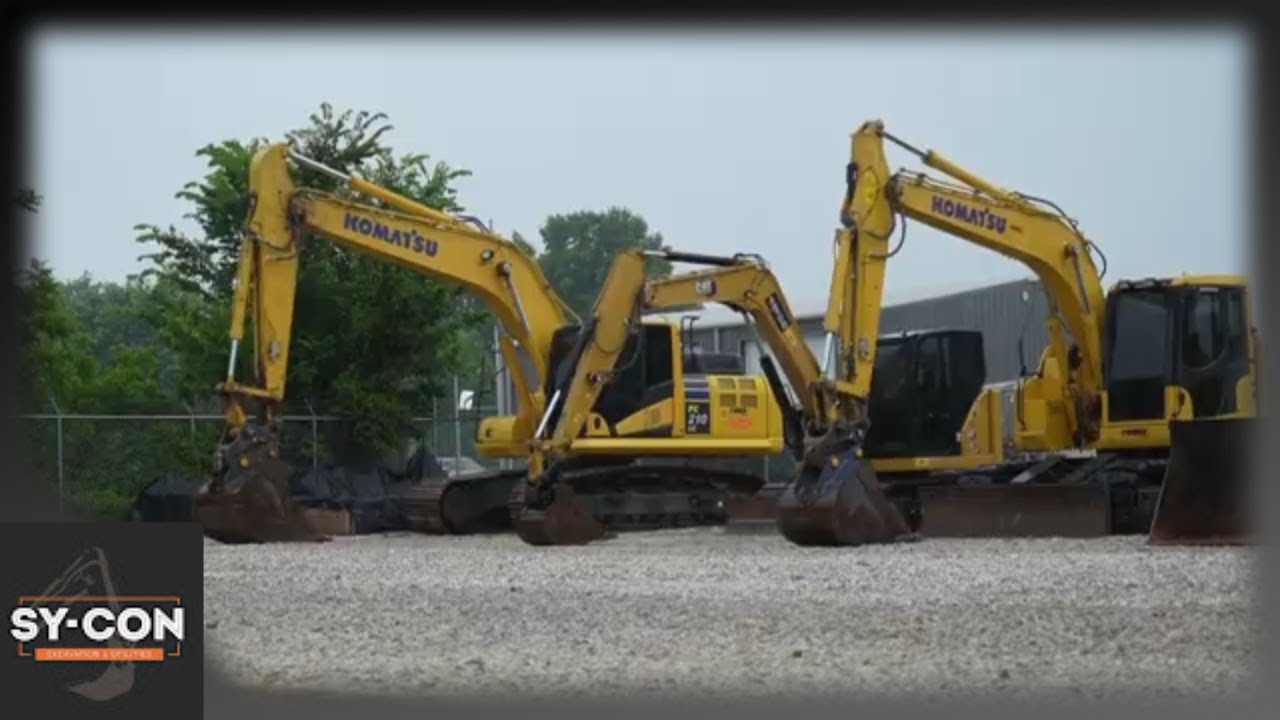 Обзор техники: Часть 1/4 &mdash; ЭКСКАВАТОРЫ #komatsu #caterpillar