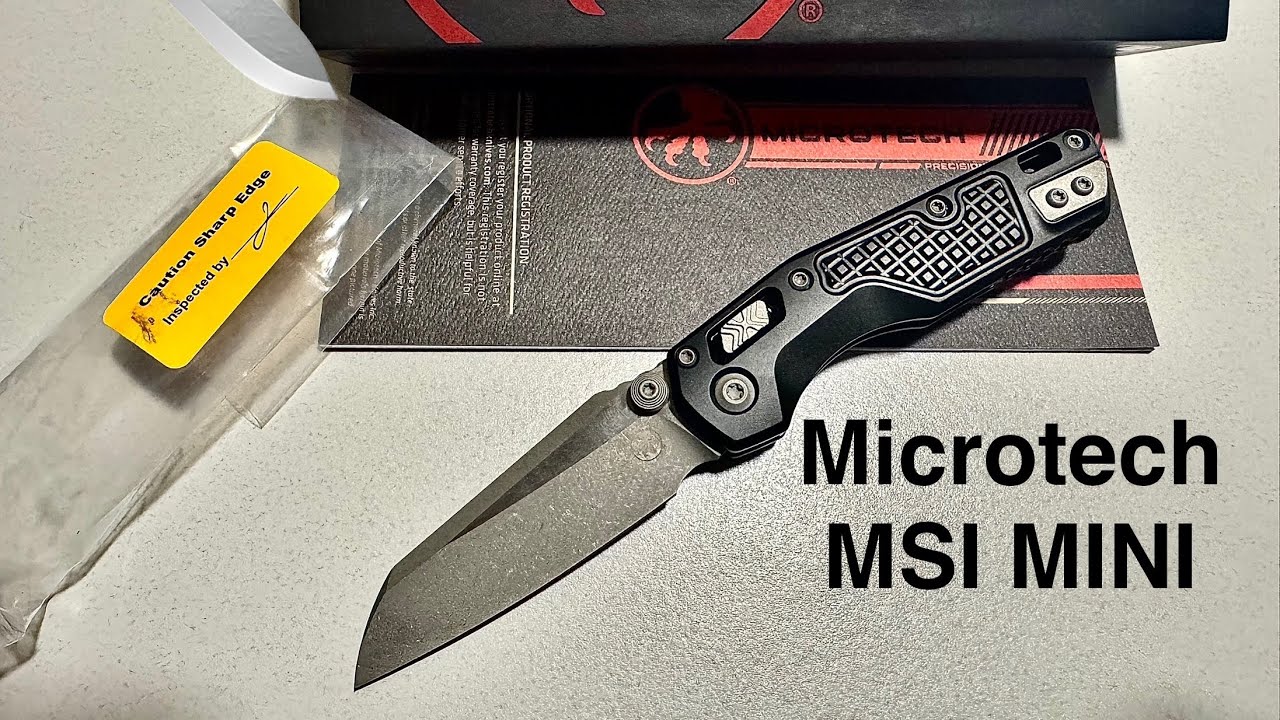 Microtech MSI Mini: 10 minute review 