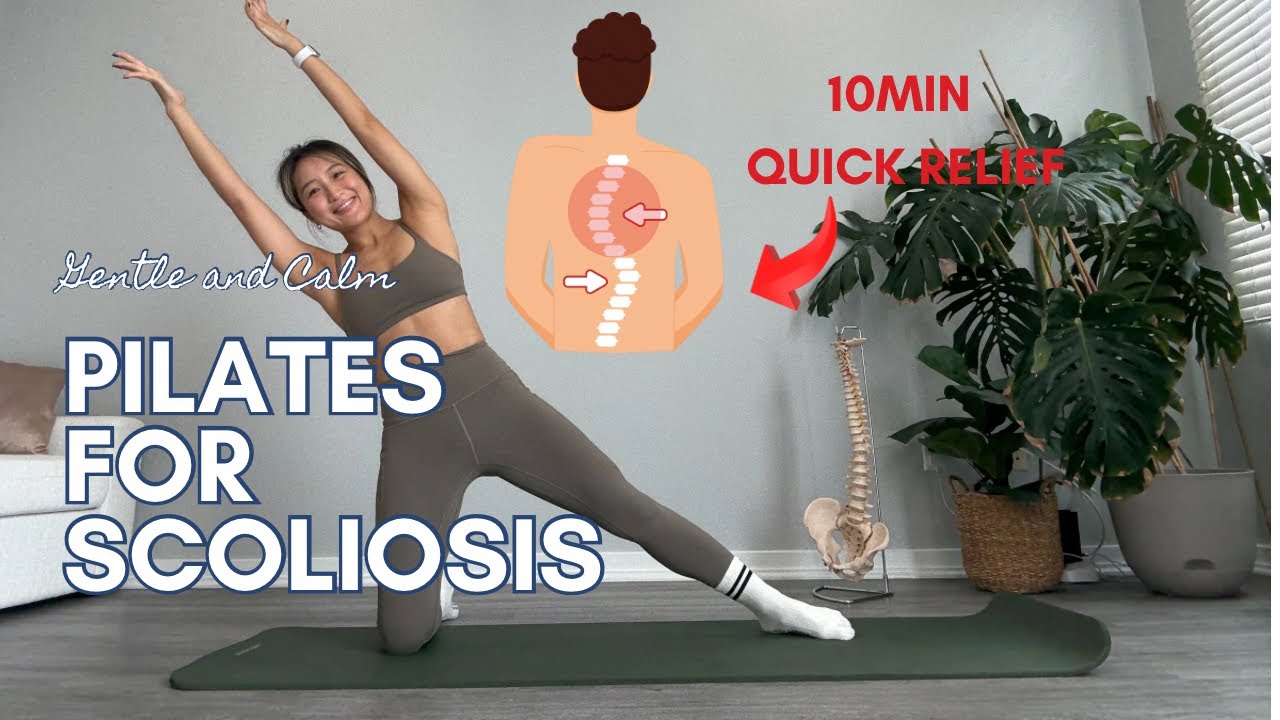 10 min Scoliosis Pilates (Spine-Friendly!)
