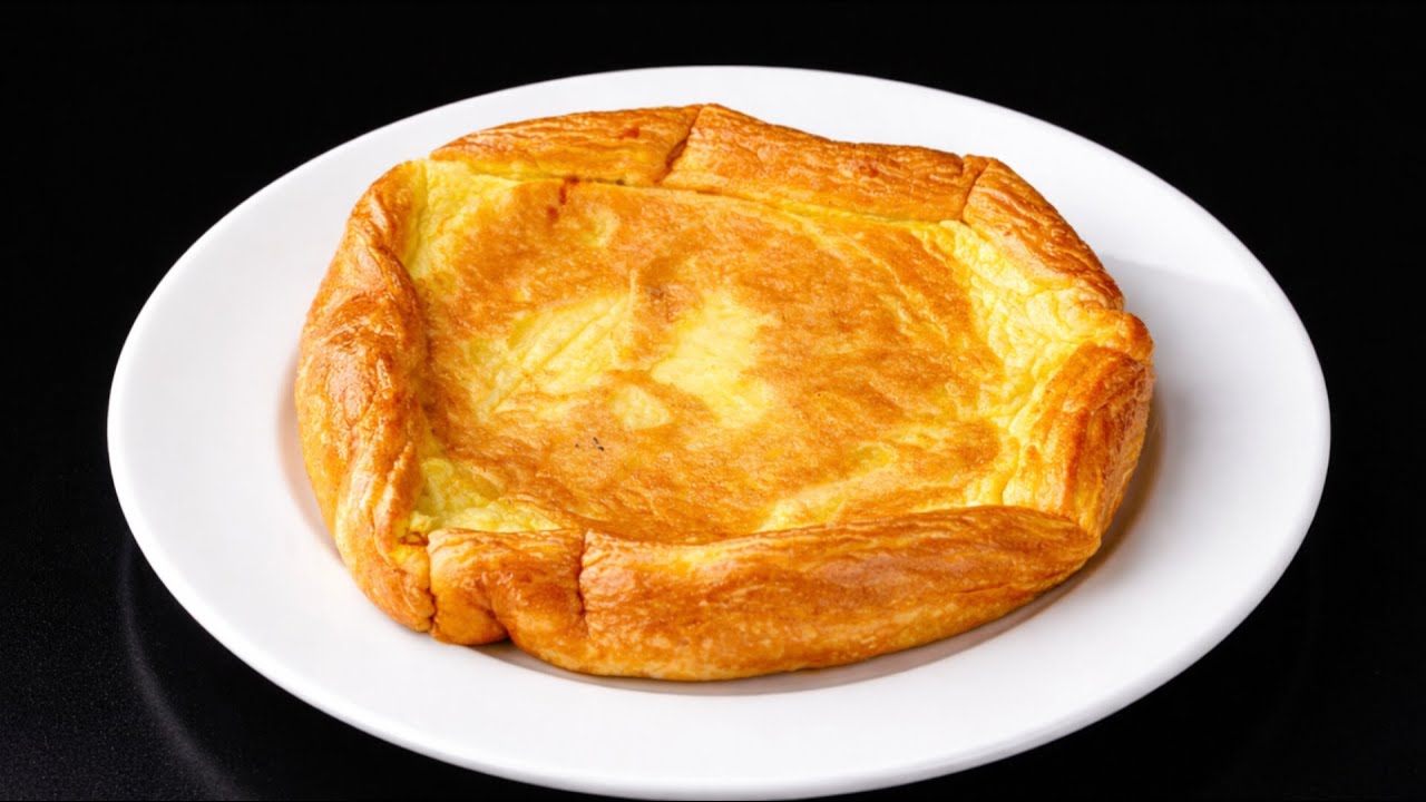 High Protein Egg Omelette with Grape Molasse