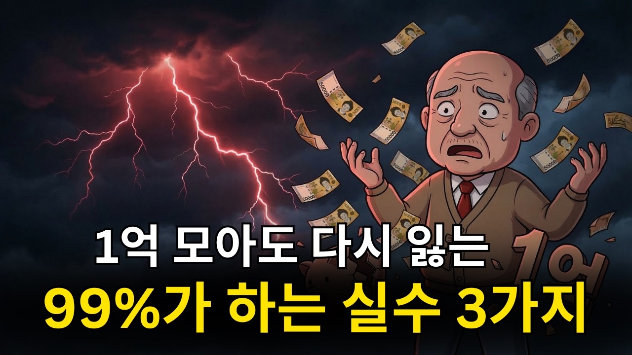 '이것' 모르면 1억 모아도 99% 다시 잃습니다. 부자들이 절대 안 하는 3가지