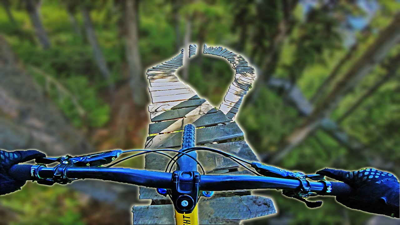 Riding A Mountain Bike Rollercoaster