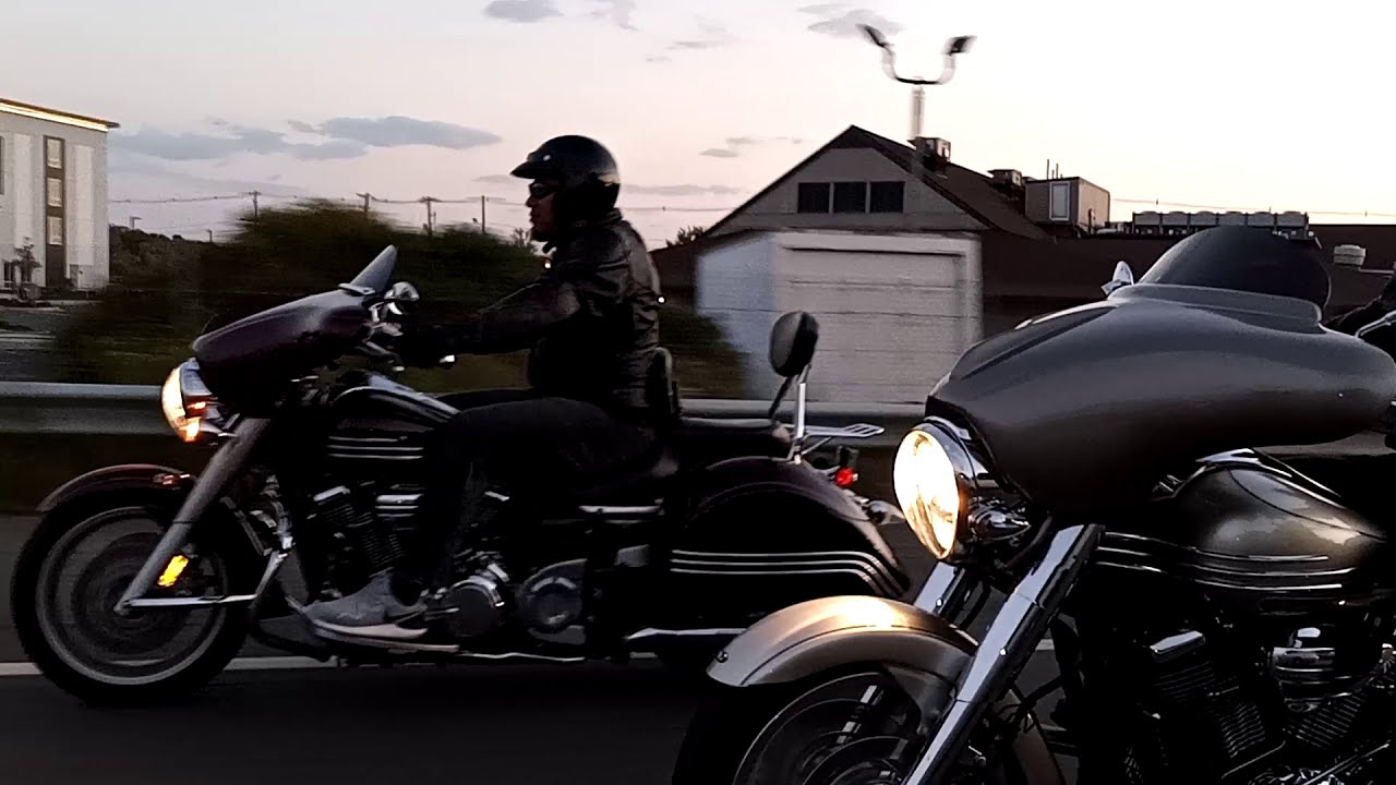 Yamaha roadliner s 2008 and Yamaha stratoliner deluxe 2006 test drive