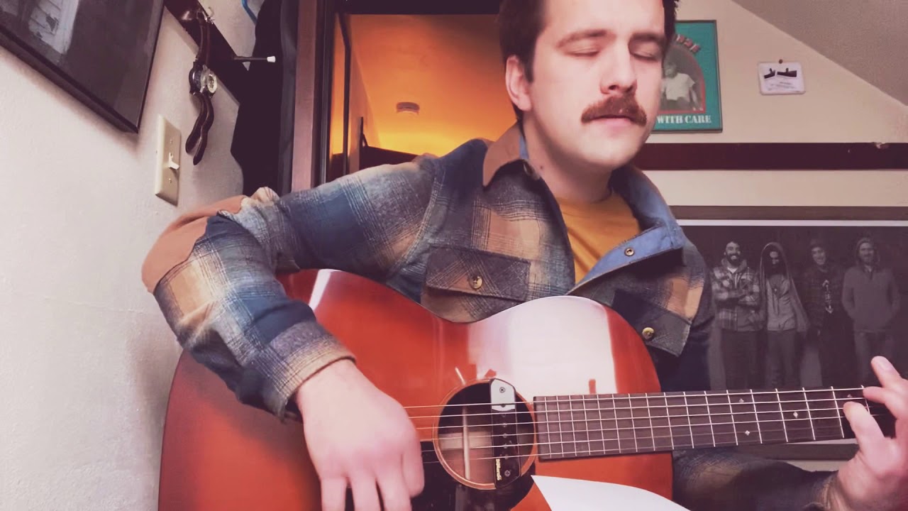 Autumn Town Leaves-Iron & Wine Cover