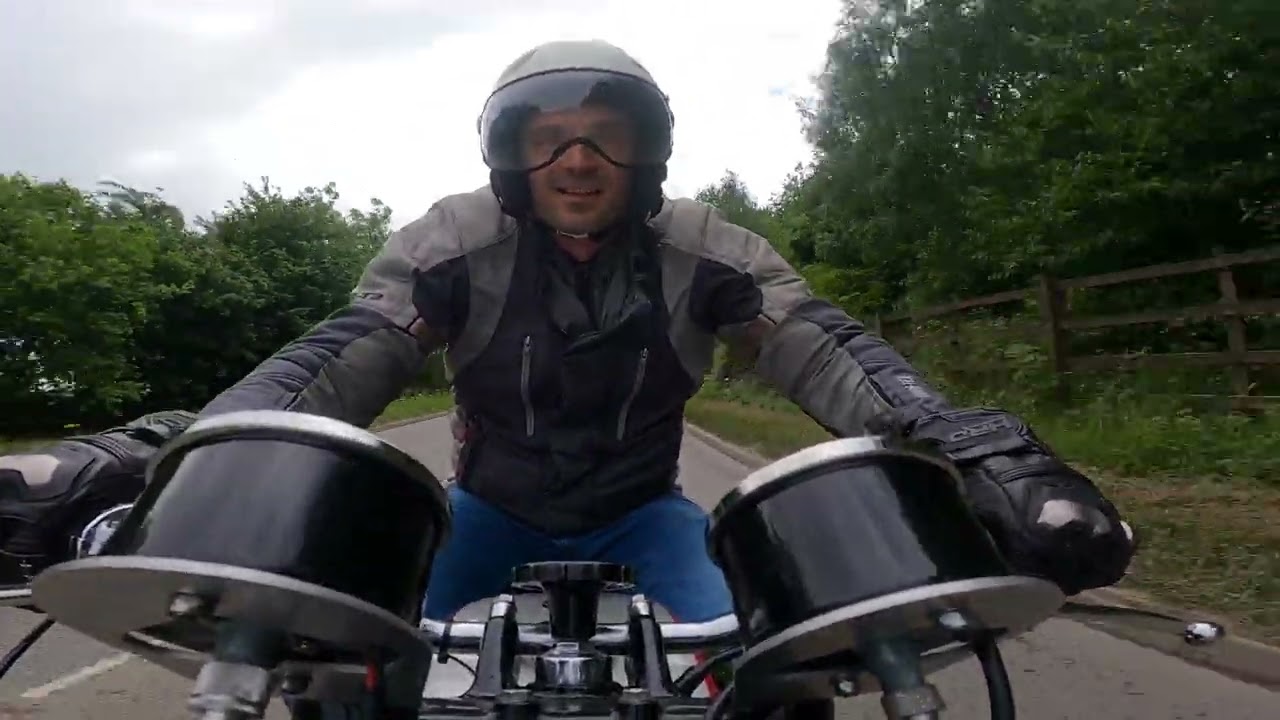 BSA Goldstar  500 talk and on board with fly by