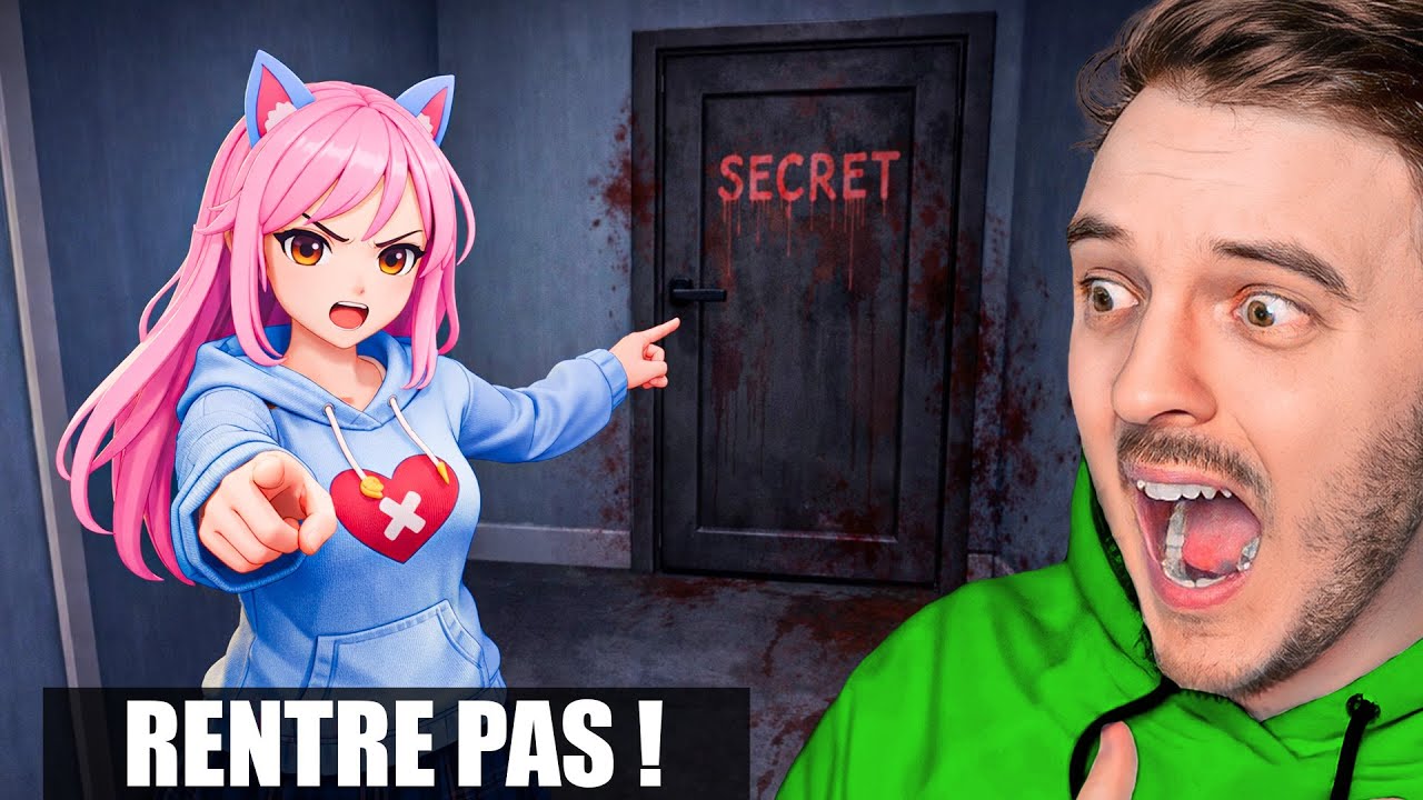 IL Y'A QUOI DANS LA PIÈCE SECRÈTE DE LA YANDERE ? ( vous allez être choqué )