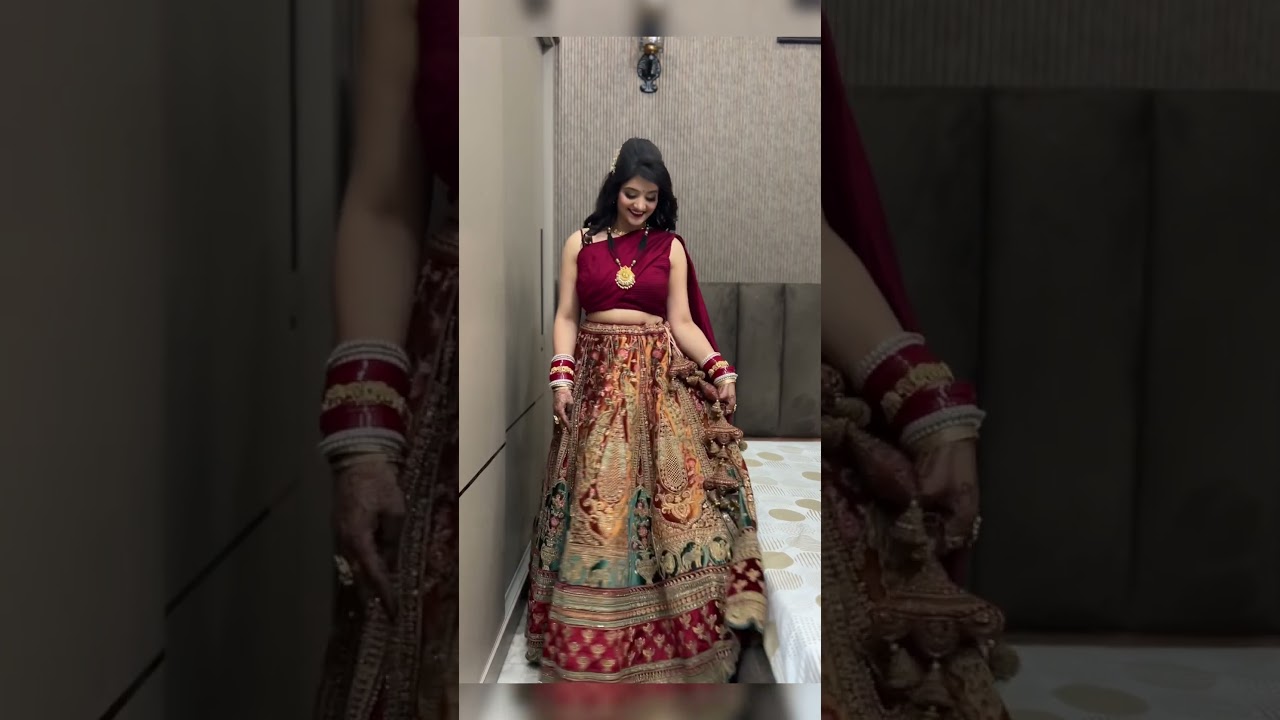 Reuse your wedding lengha ❤️ #entertainment #couple #viral #ytshorts
