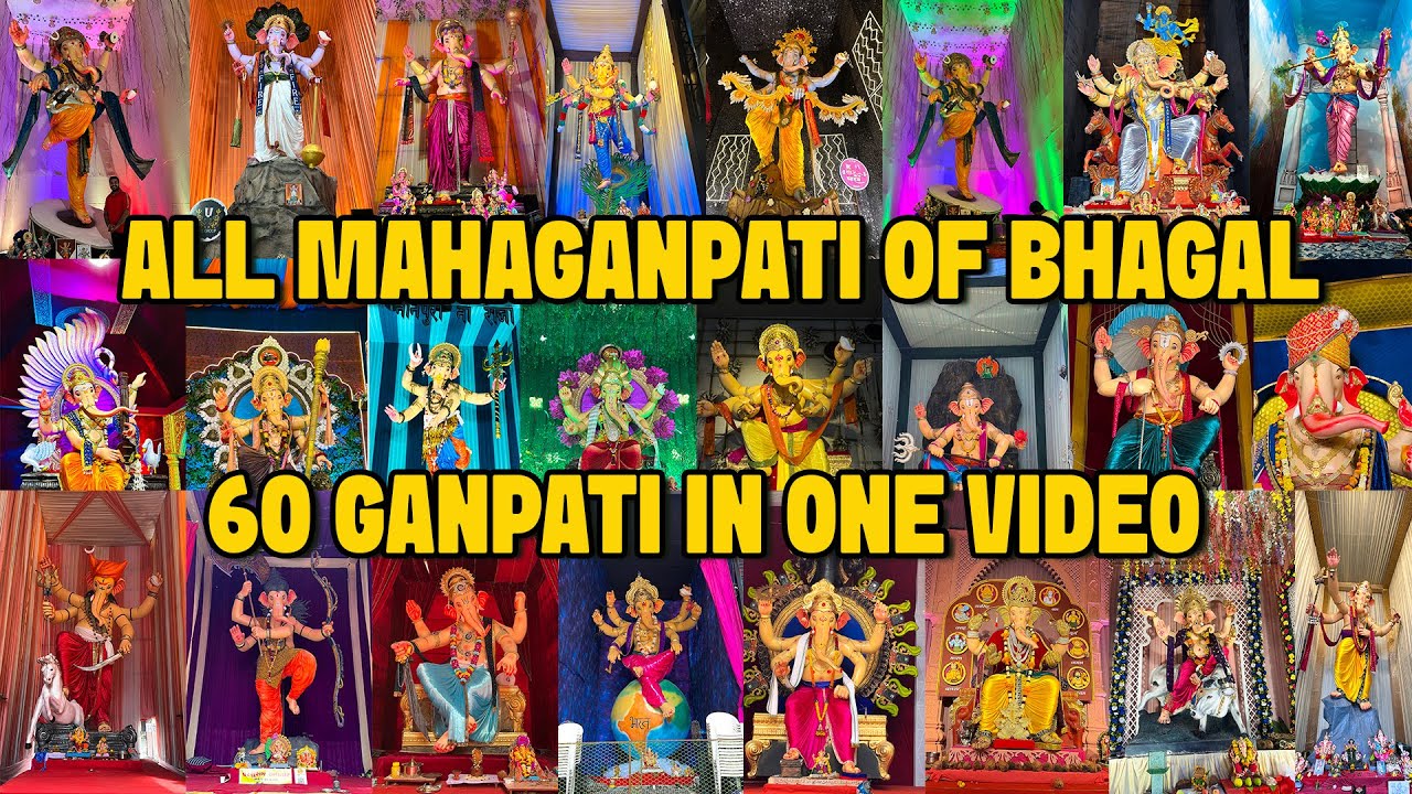 Surat Ganesh Darshan | Part 04 | All Mahaganpati of Bhagal | 60 Ganpati in one video | #vlog 