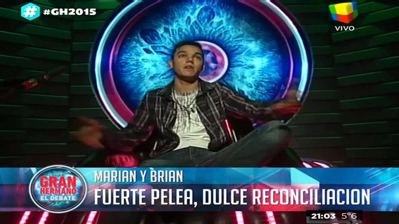 Marian y Brian, de la pelea a la reconciliación