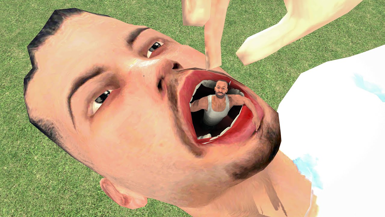 Franklin Fall in NPC Deepest Mouth - INDIAN BIKE DRIVING 3D