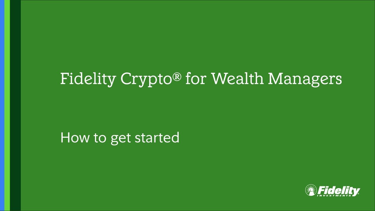 Криптовалюты для управляющих активами | Демонстрация технологий Wealthscape | Fidelity Institutional