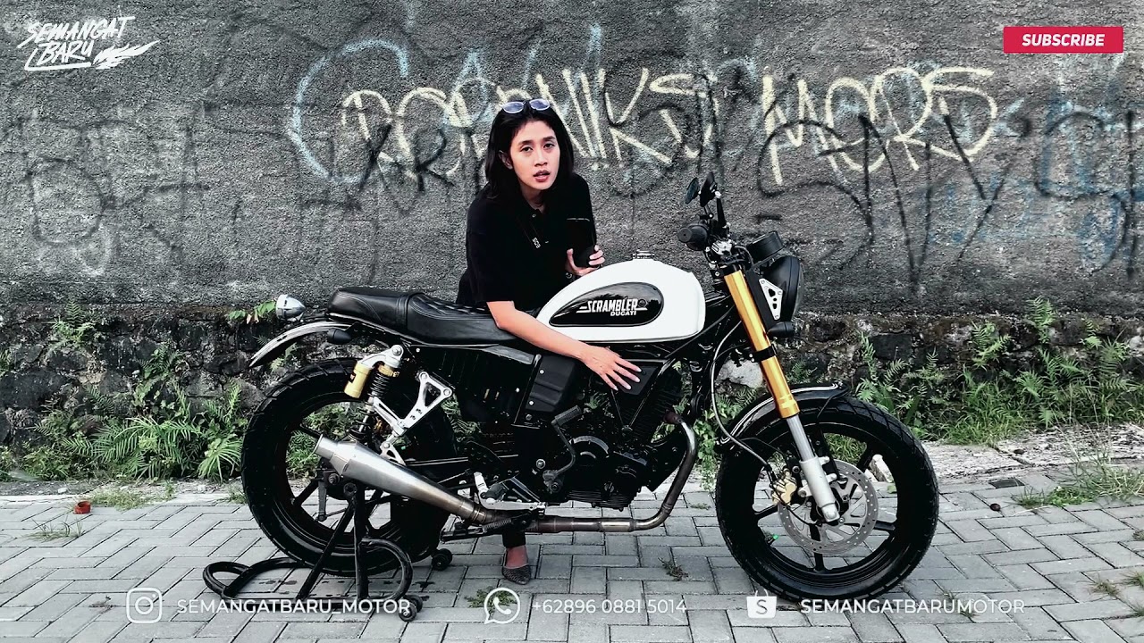 REVIEW HASIL MODIFIKASI MOTOR BYSON 150CC PAKET PREMIUM DI SEMANGAT BARU MOTOR | #scrambler
