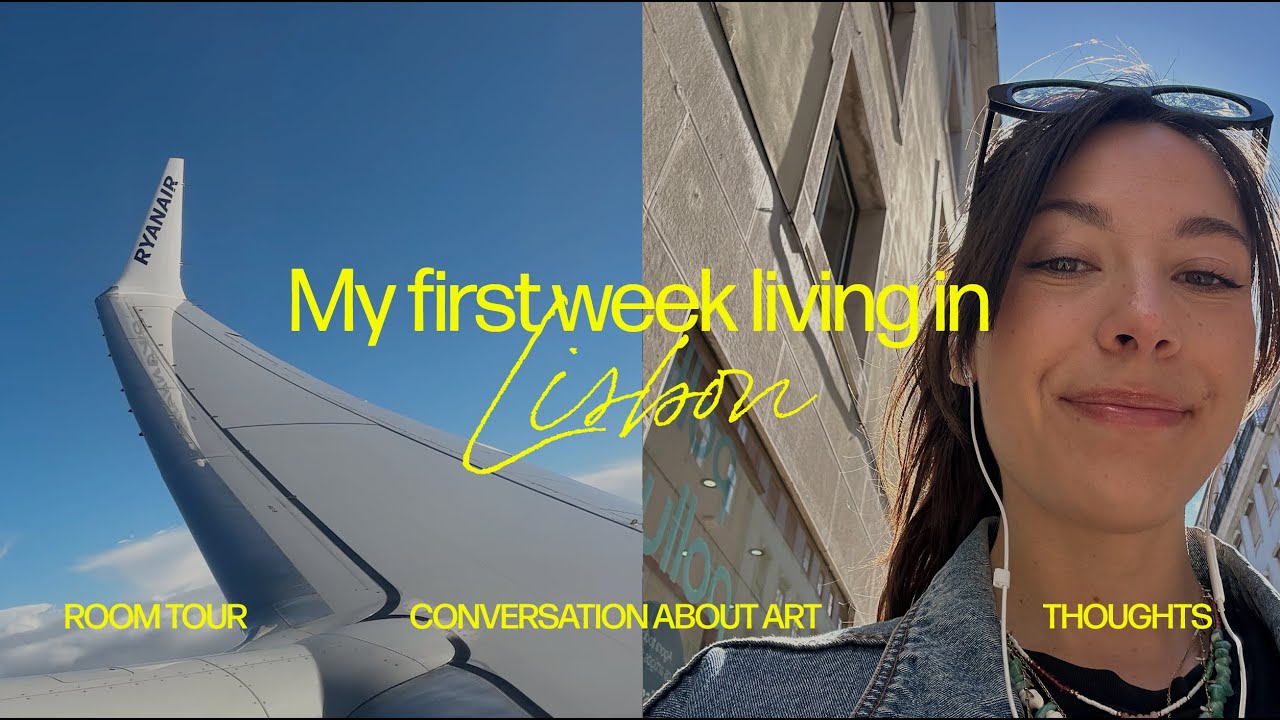 first week in lisbon: art, room tour & thoughts