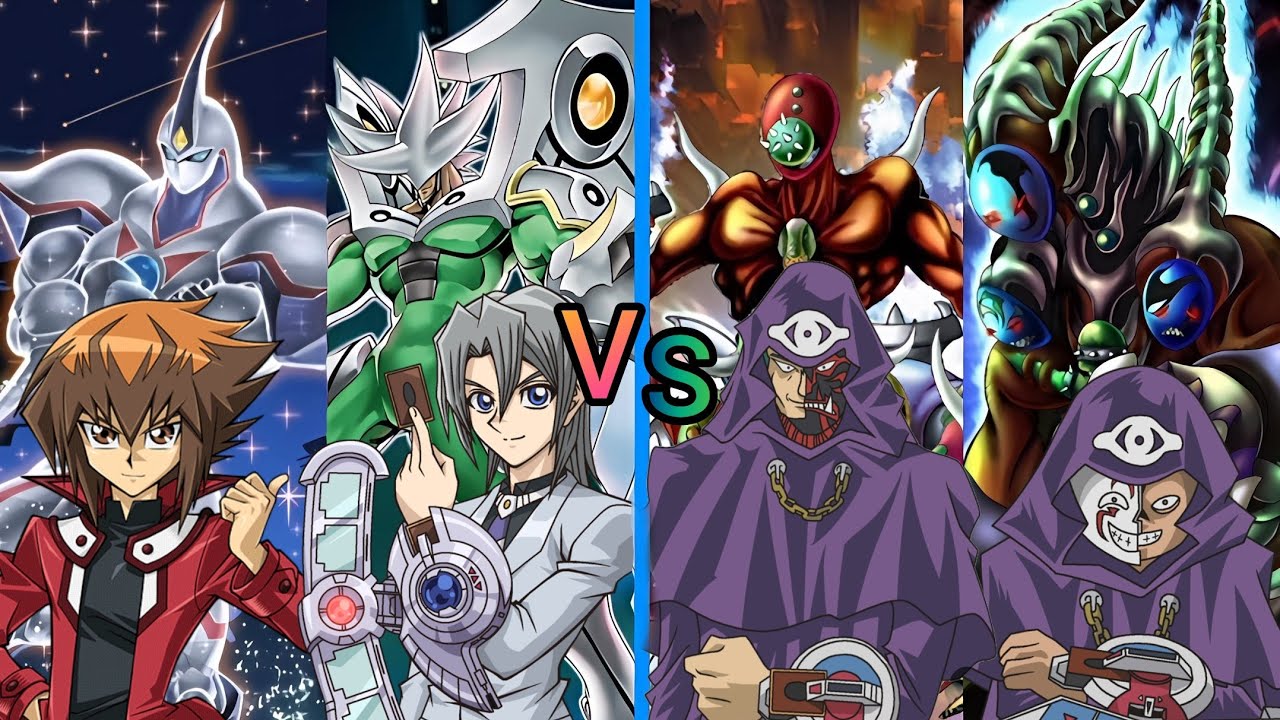 Yugioh!  DX2 Tag duel - Jaden & Aster VS Lumis and Umbra