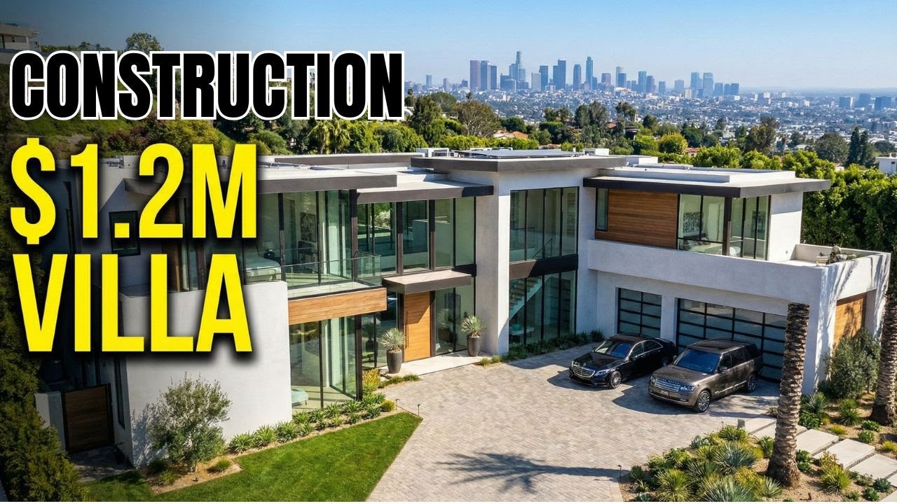 How A Modern Designer Villa Built  in ''BEVERLY HILLS''