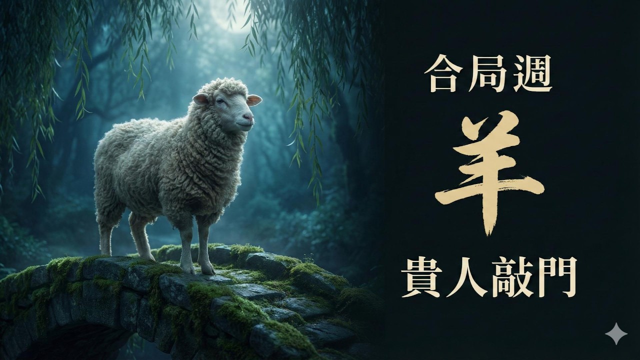 屬羊人聽好！這週若有「老朋友」突然聯繫你，千萬別嫌煩！老師洩天機：那是財神爺派來的「送財童子」。