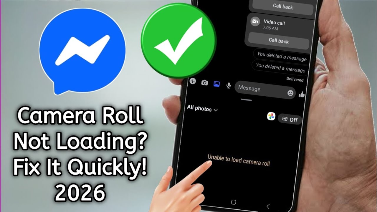 Messenger Unable to Load Camera Roll Problem 2026 | Fix Unable to Load Camera Roll Messenger Problem