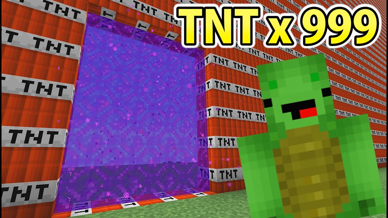 TNTから敵が襲ってくるドッキリ【マインクラフト】