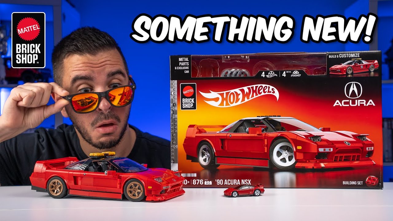 Metal parts! || Mattel Brick Shop | HOT WHEELS | Acura NSX