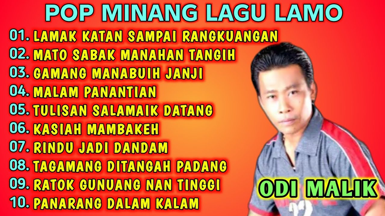 POP MINANG NOSTALGIA &bull; ODI MALIK &bull; FULL ALBUM