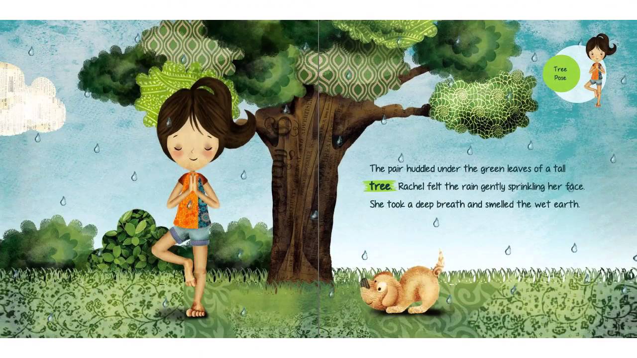 Rachel's Day in the Garden - A Kids Yoga Stories Audio Yoga Book for Kids
