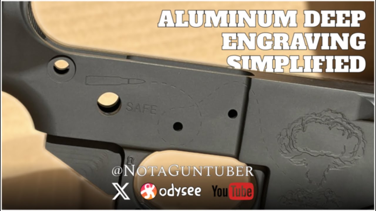 How to Laser Engrave an AR15 Lower- Easy, If I can do it so can you!
