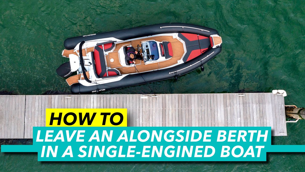 How to drive a boat | Leaving an alongside berth in a single-engined RIB | Motor Boat & Yachting
