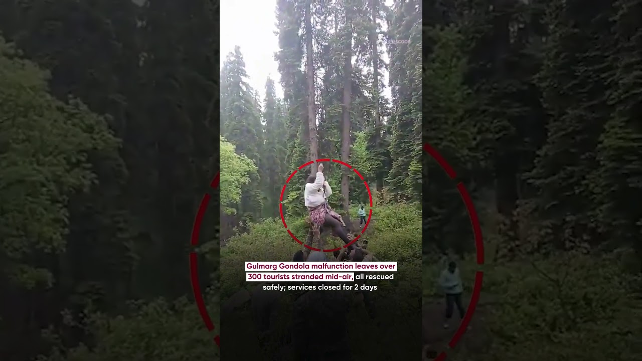 Gulmarg Gondola malfunction leaves over 300 tourists stranded mid-air, all rescued safely