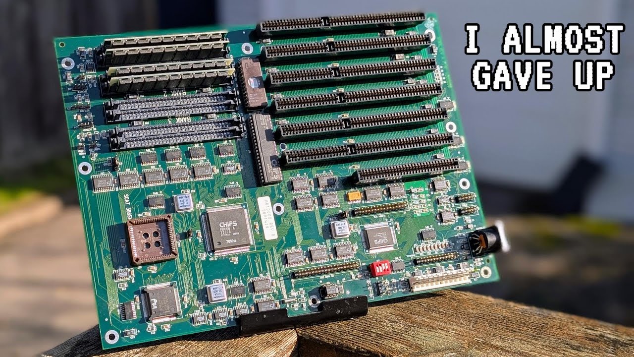 Repairing a motherboard with a subtle intermittent fault