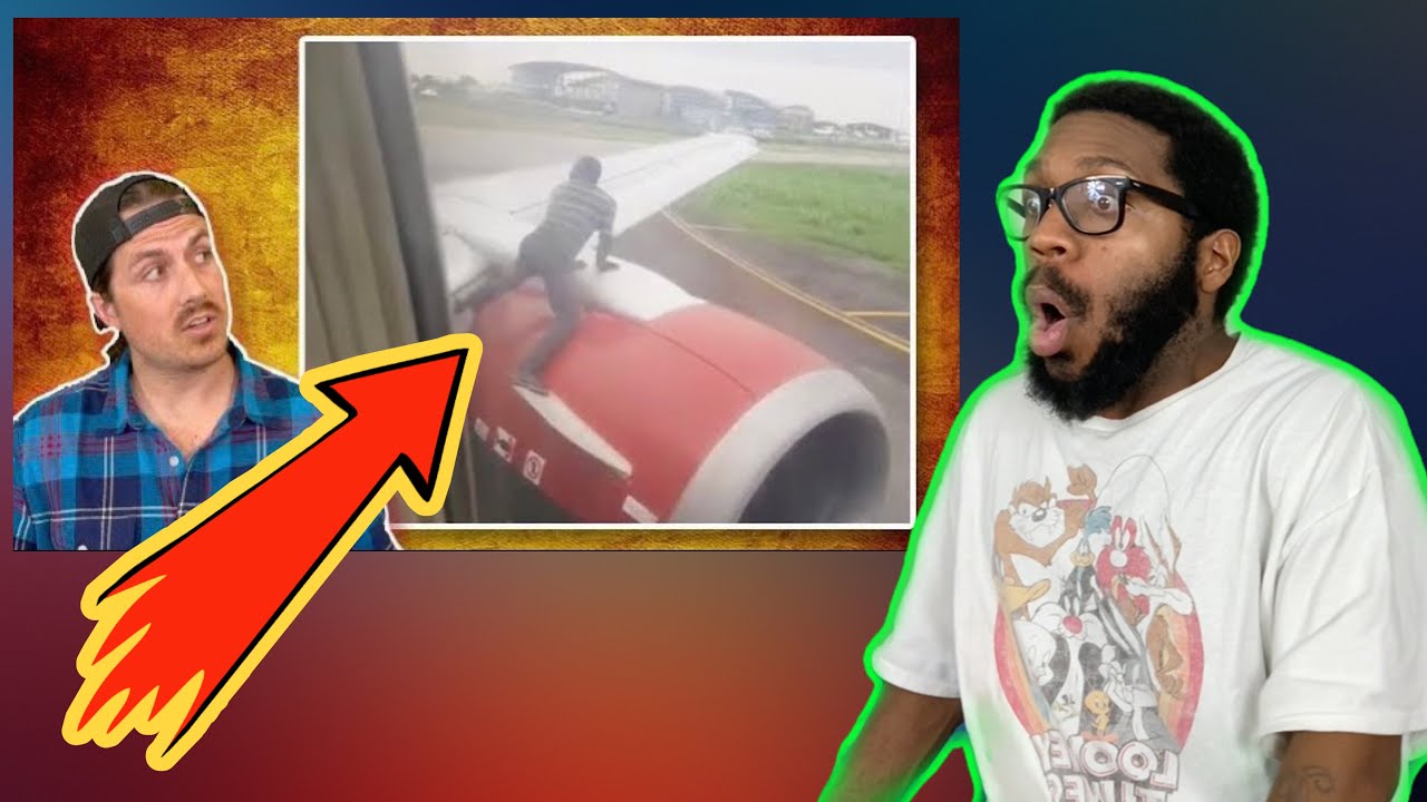 Man does the UNTHINKABLE right before takeoff REACTION!!!!