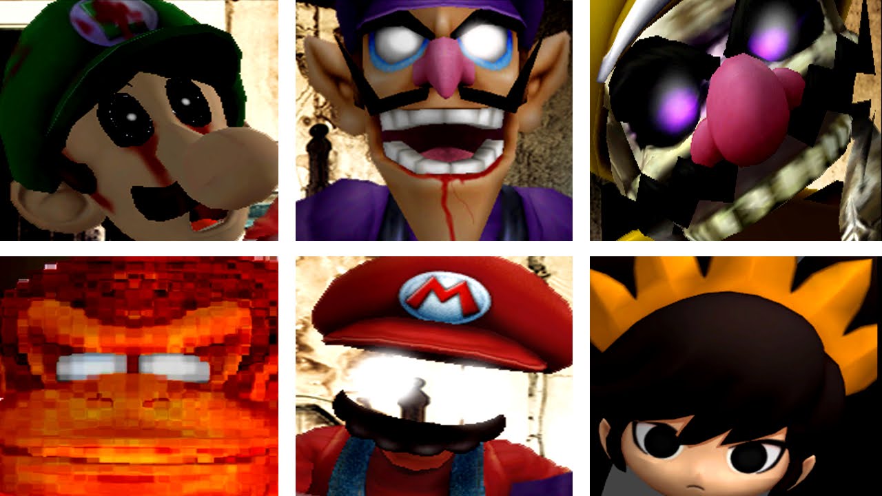 Five Nights at Wario's 3 ALL JUMPSCARES