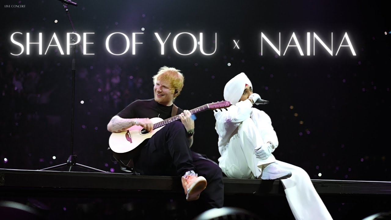 Shape of You x Naina (AUDIO ONLY) // Ed Sheeran & Diljit Dosanjh Live Concert @ChillnClub