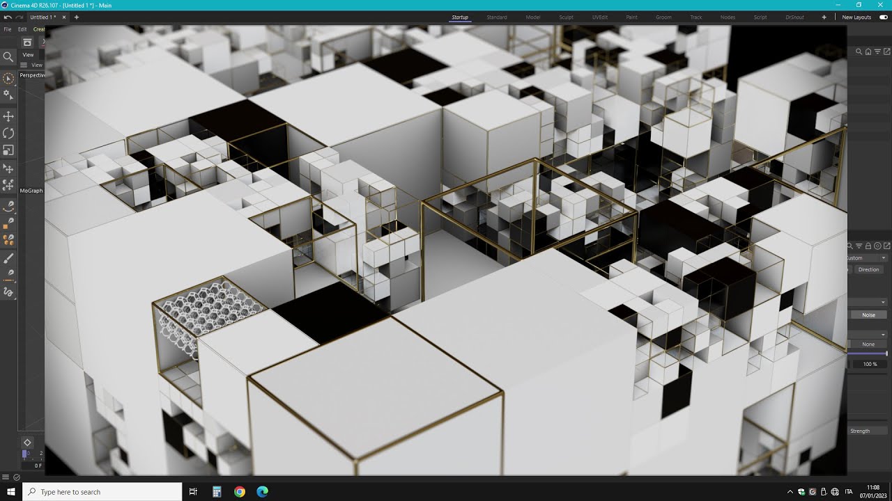 Cinema4D tip - Volume Recursive Subdivision