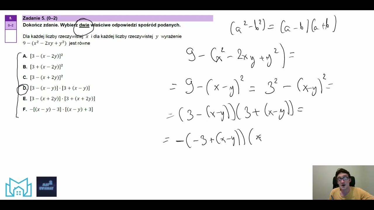 Matura 2023 | Matematyka | Poziom podstawowy | arkusz CKE, wrzesień 2022, zad. 5