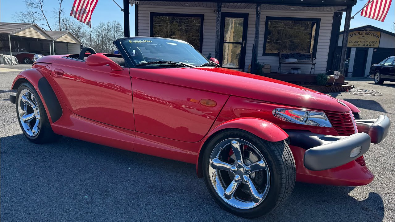 Test Drive 1999 Plymouth Prowler Convertible SOLD $32,900 Maple Motors #2862-1