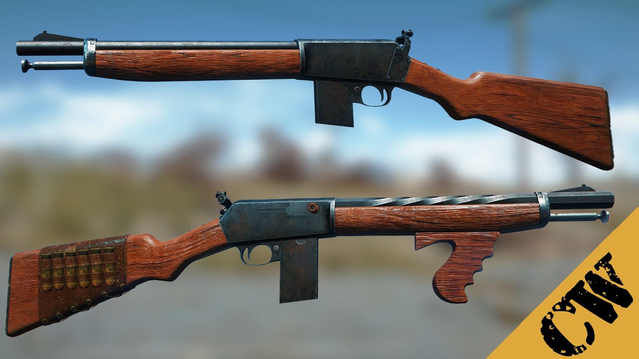 A Cowboy Carbine (Winchester 1907) Mod For Fallout 4