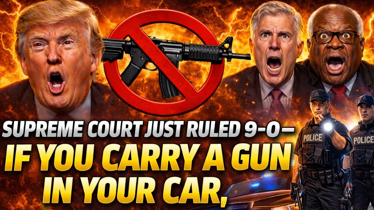 Supreme Court 9&ndash;0 Ruling on Traffic Stops What Gun Owners Must Know Now