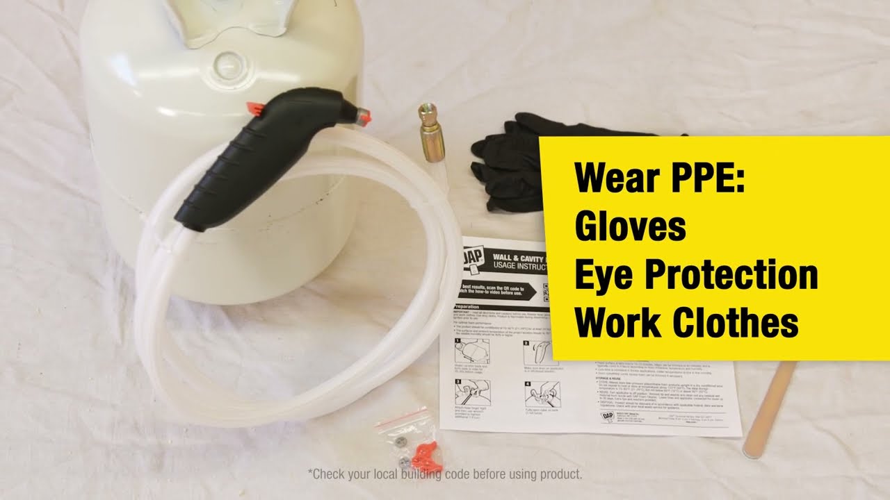 How to Use DAP Wall & Cavity Foam Canister | Professional Results with 1-Component Canister Foam