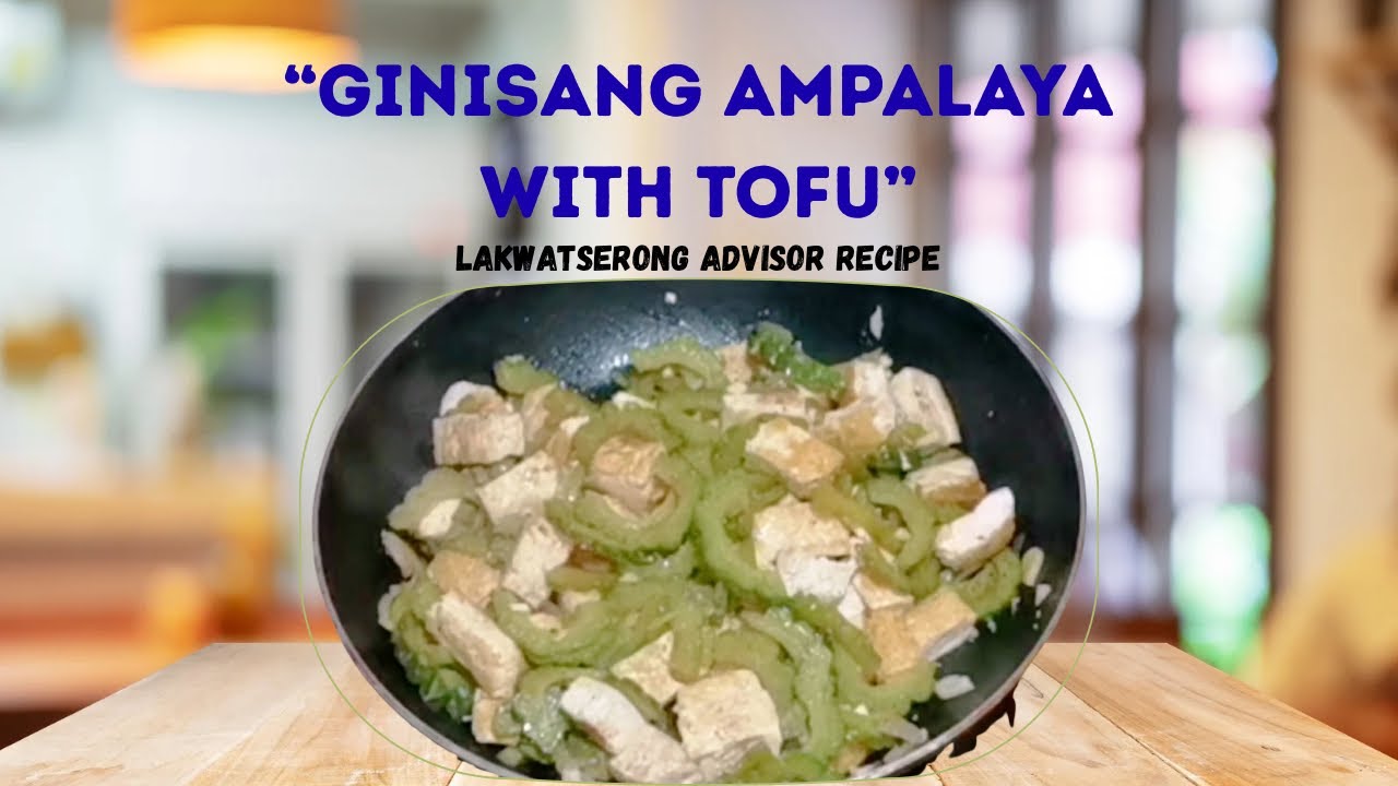GINISANG AMPALAYA WITH TOFU | LOW CARB MEAL
