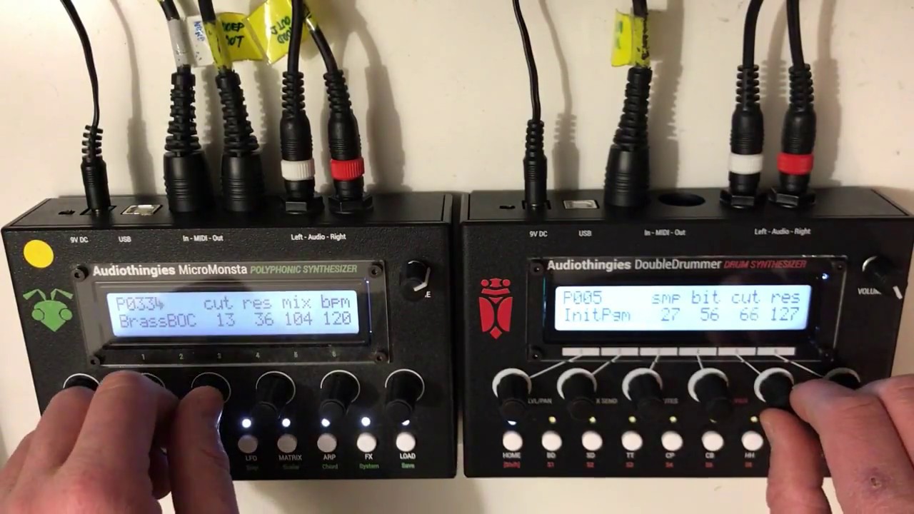 Audiothingies DoubleDrummer quick demo